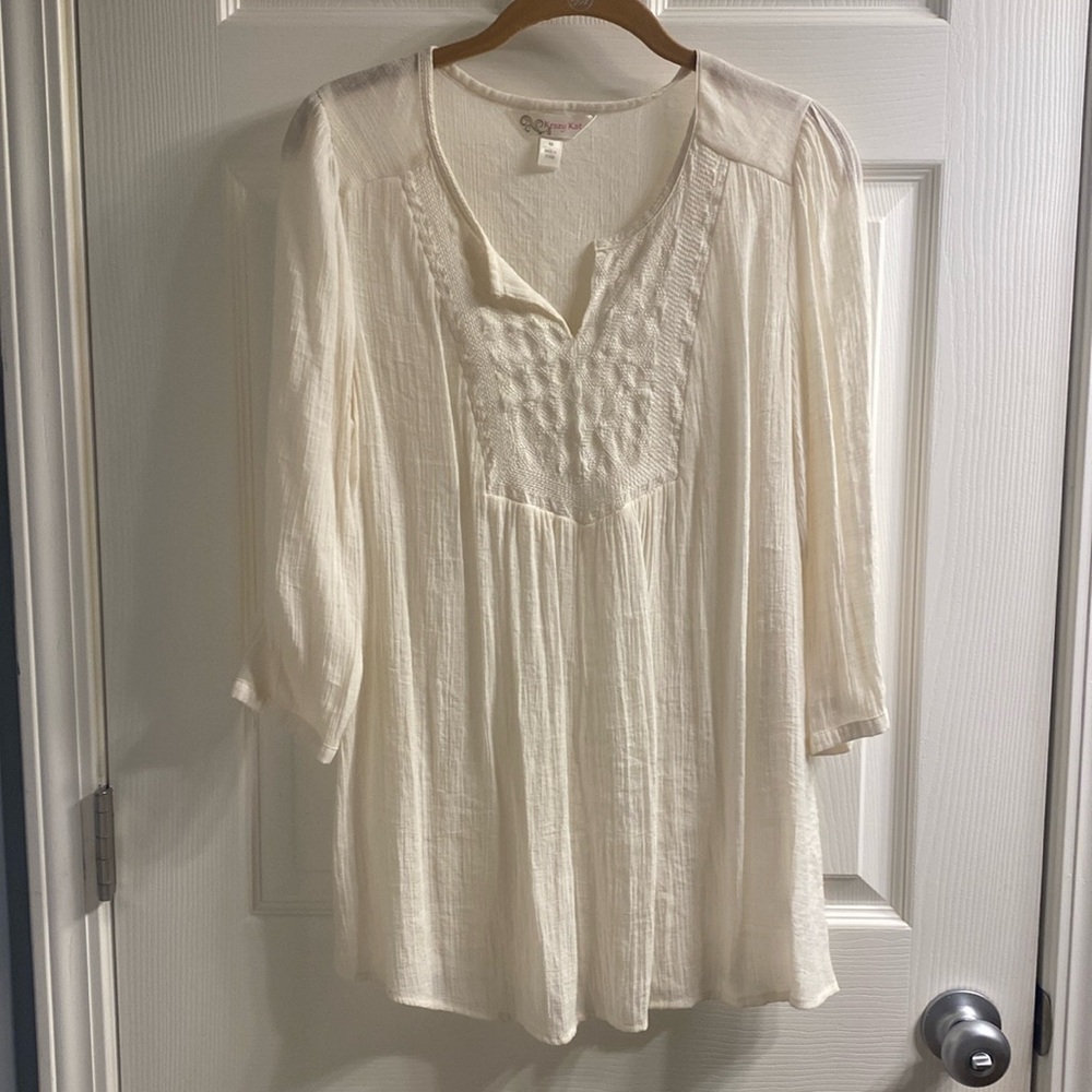 Ivory blouse